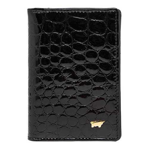 Визитница Braun Buffel 40400-020-010 GLANZCROKO черная в Империя сумок