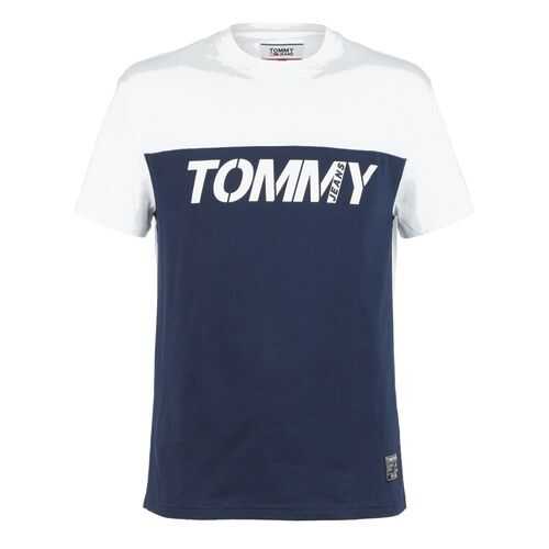 Футболка мужская Tommy Jeans DM0DM08099 YBR синяя XL в Империя сумок