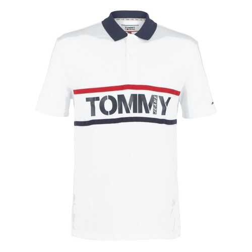 Футболка-поло мужская Tommy Jeans DM0DM07779 белая L в Империя сумок