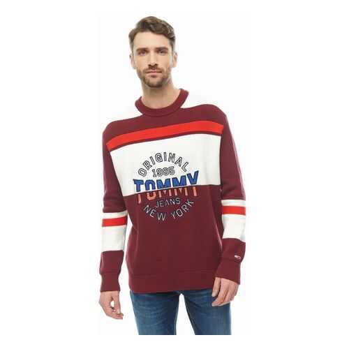 Свитер мужской Tommy Jeans DM0DM06992 0EH красный XXL в Империя сумок