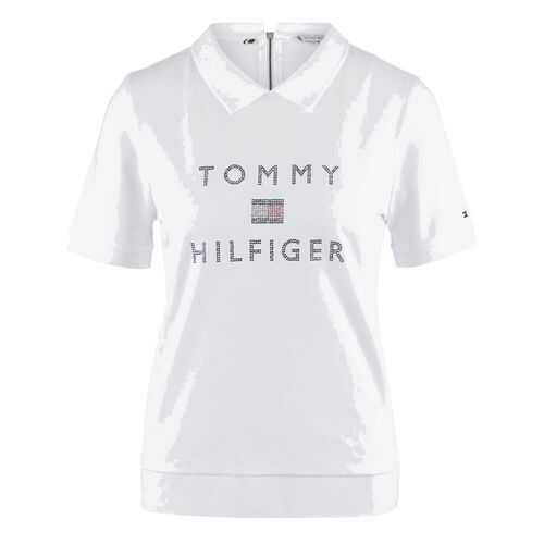 Поло женское Tommy Hilfiger WW0WW27866 белое XS в Империя сумок